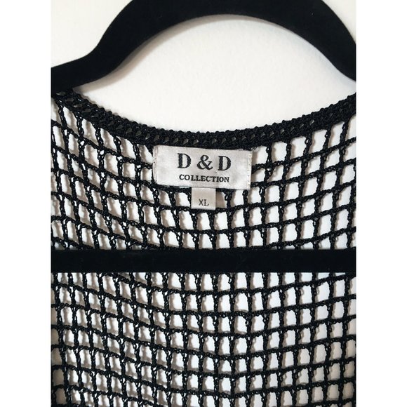 Lacy woven beaded vintage cardigan - Picture 4 of 7